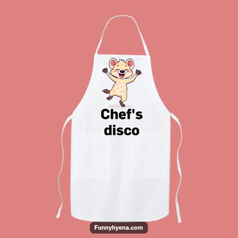 Funny Hyena Dancing Apron: Cook Up Moves with this Hilarious Kitchen Essential