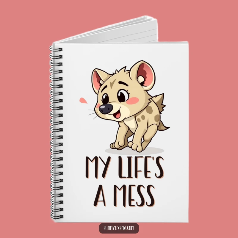 Funny Hyena Tripping Notebook: Jot Down Your Hilarious Thoughts and Ideas
