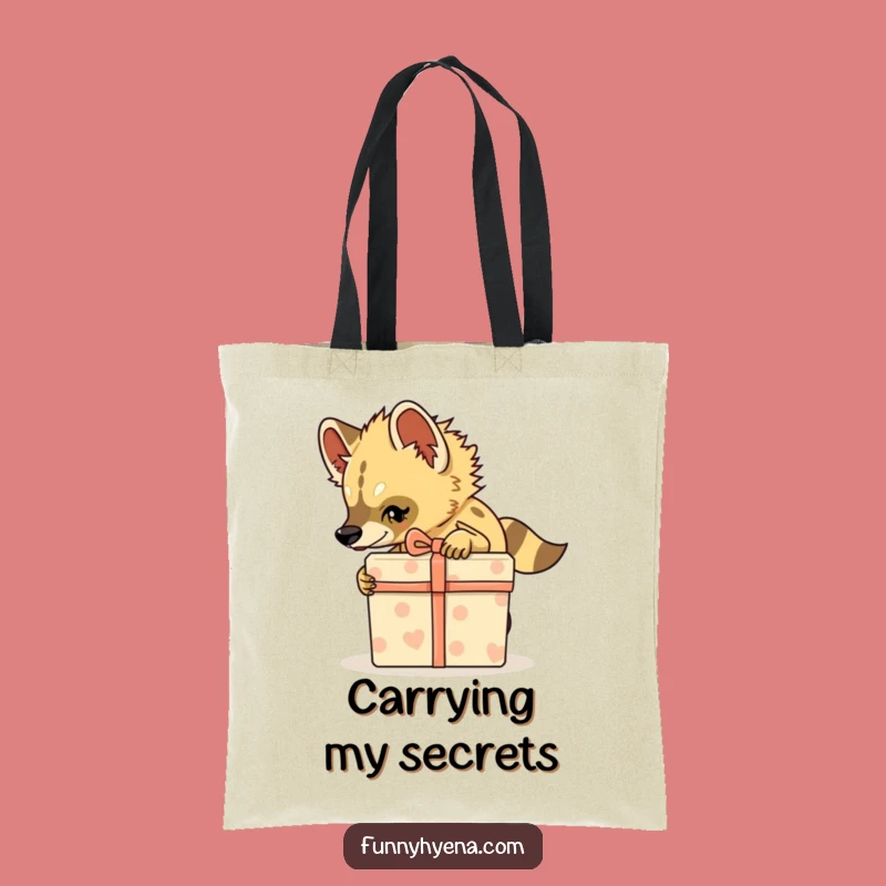 Funny Hyena Tote Bag - Stealthy Gift Carrier, Practical Humorous Present